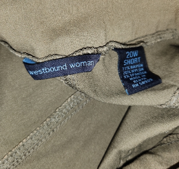 Westbound Khaki Flare Pants - Picture 5 of 5